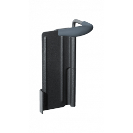 Hinged single bike hook
